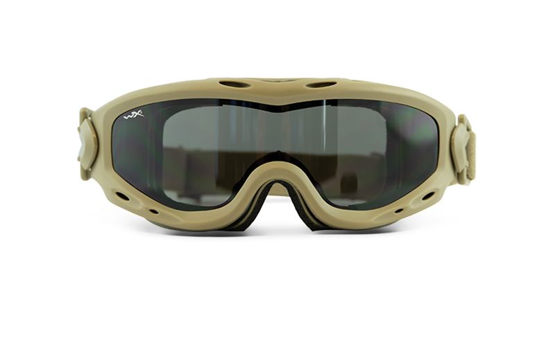 SPEAR DUAL, Matte Sand Color Frame, Grey/Clear/Clear Orange Lens