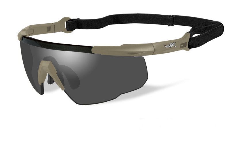 SABER ADVANCED - Matte Sand Color Frame, Grey/Clear/Clear Orange Lens
