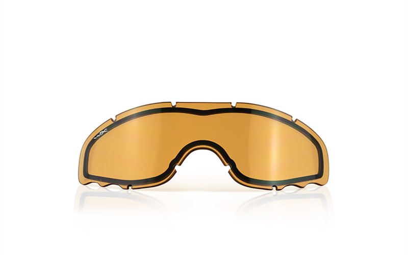 SPEAR DUAL, Matte Sand Color Frame, Grey/Clear/Clear Orange Lens