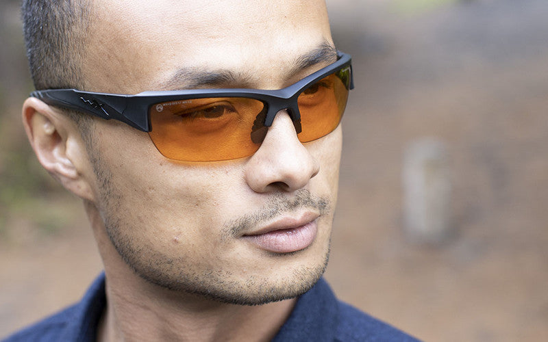 WX VALOR 2.5, Matte Black Frame, Grey/Clear/Light Orange Lens