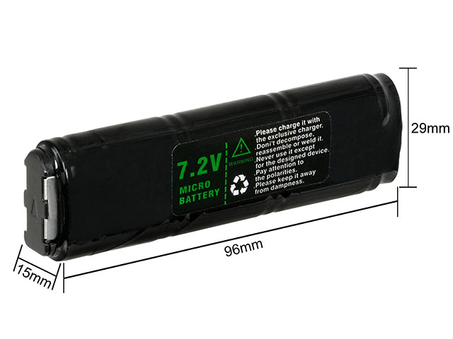 BATTERI NiMH 7,2V 750mAh