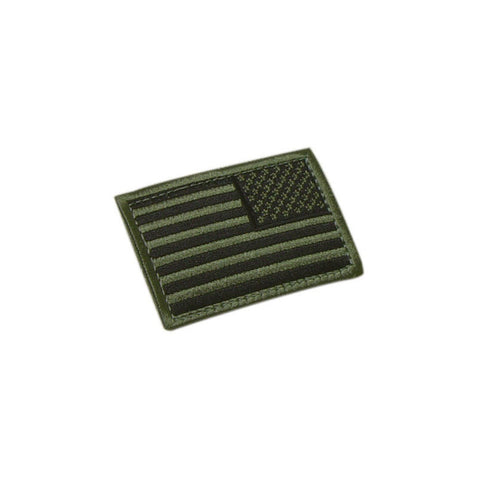 REVERSED USA Flag Velcro Patch Desert