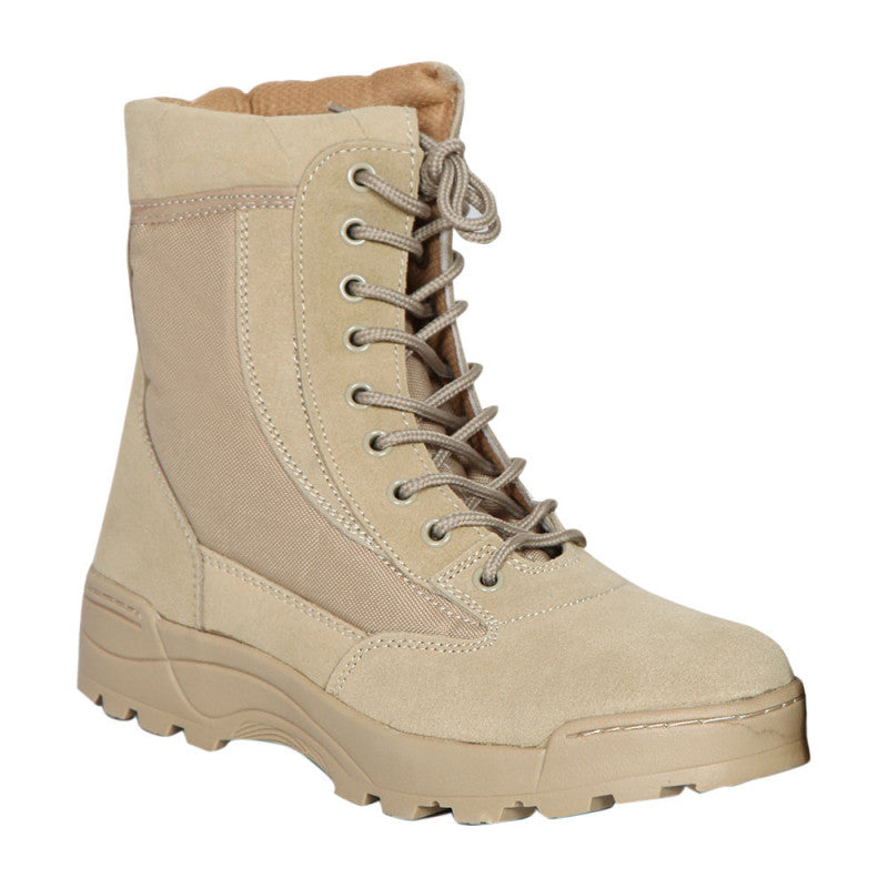 COMBAT BOOTS - TAN