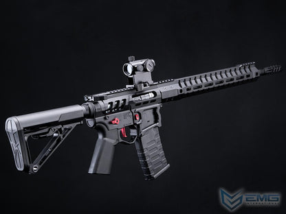 EMG F-1 UDR-15 AR15 2.0 eSilverEdge Sort/Rød RS3 Stock