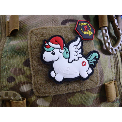 Christmas Unicorn / KISSMYASS Velcro patch