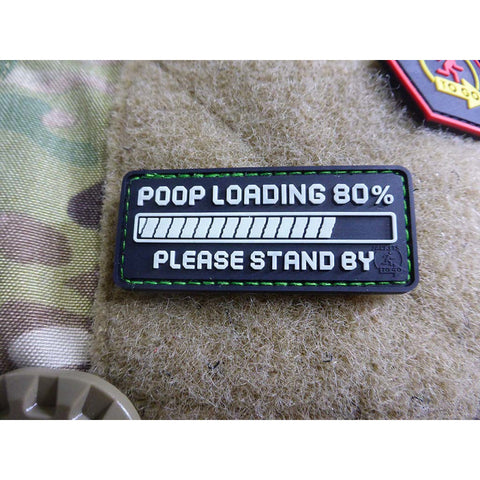 Poop Loading Patch White