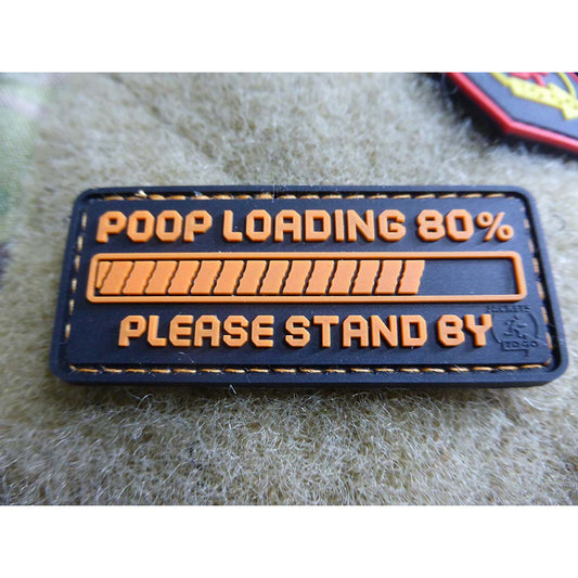 Poop Loading Patch Orange