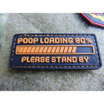 Poop Loading Patch Orange
