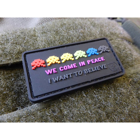 We Come In Peace Alien Invasion Patch