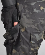 Militær bukser og combat shirt multicam med 10 lommer | Airsoftgeek