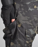 Military Shirt &amp; Pants w/ Knee Pads - Multicam
