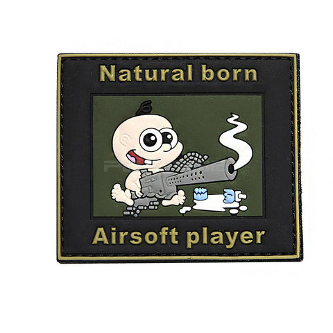 Natural Born Airsoft Player,  Velcro patch