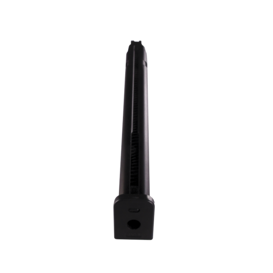 Glock Extended CO2 magasin 48 skuds matsort metal | Airsoftgeek
