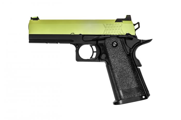 HI-CAPA 4.3 GBB PISTOL - SORT/GRØN