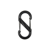 S-BINER® PLASTIK DUAL Karabinhage, SORT - STØRRELSE 2