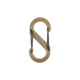 S-BINER® PLASTIK DUAL Karabinhage, TAN - STØRRELSE 2
