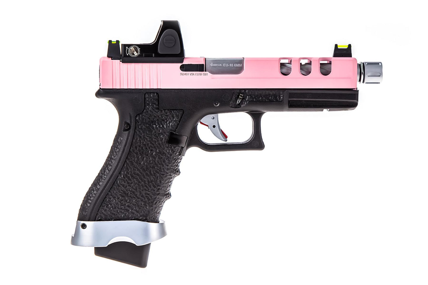 EU18 VENTED GBB SORT/PINK + BDS (FULDAUTO)