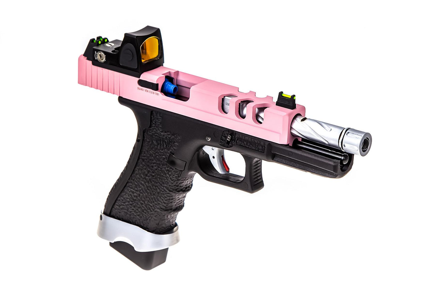 EU18 VENTED GBB SORT/PINK + BDS (FULDAUTO)
